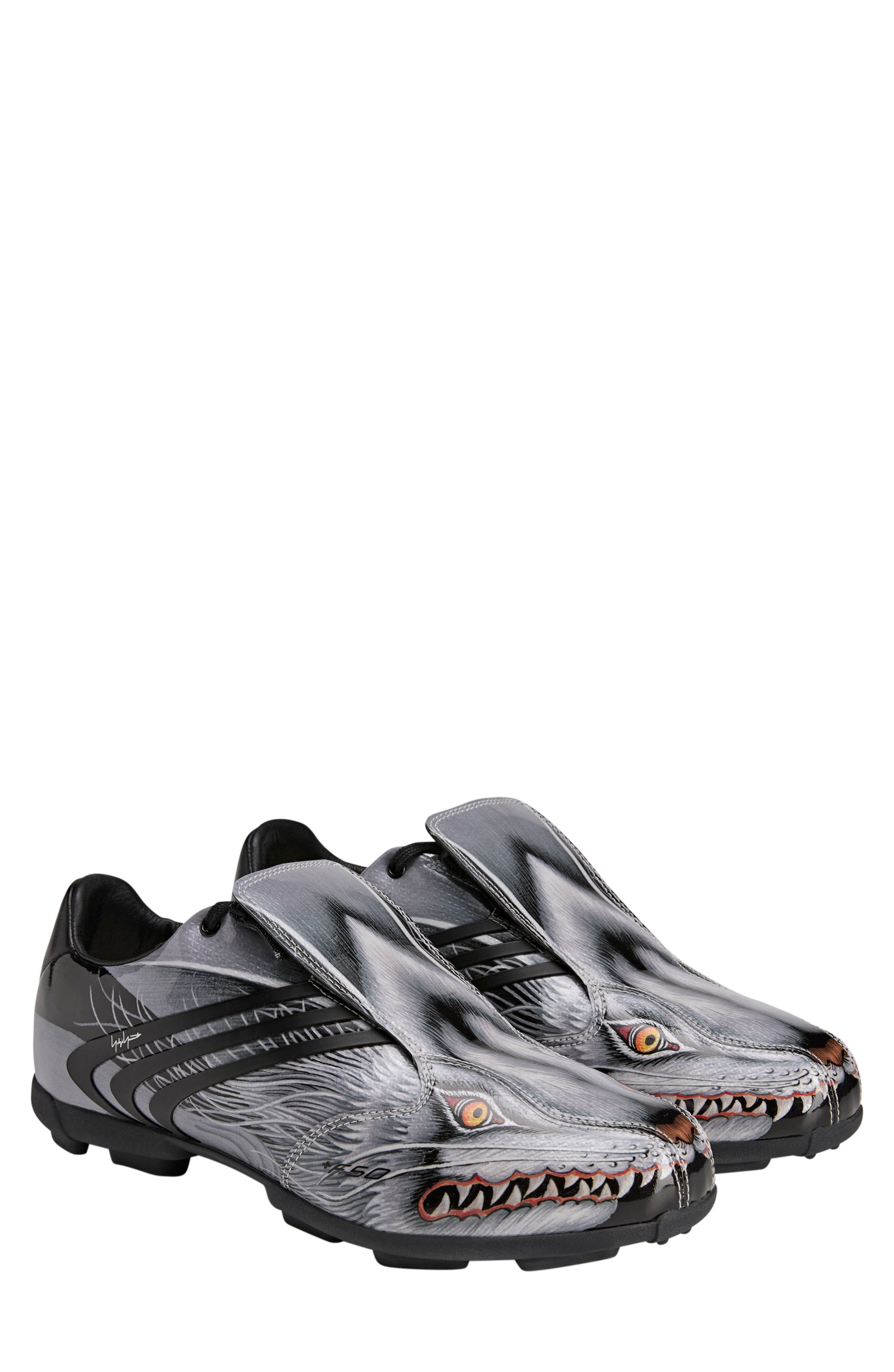 Y-3 F50 Tunit Firm Ground Football Boot, Main, color, Black/ Black/ Blk