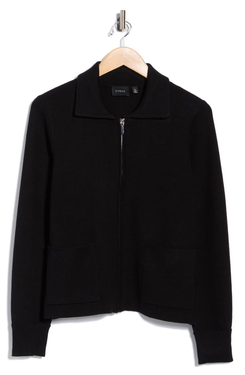 CYRUS Zip Cardigan, Alternate, color, 