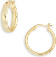 ARGENTO VIVO Puffed Hoop Earrings