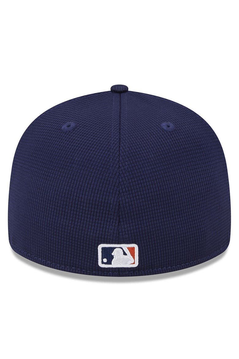 Men's New Era  Orange Houston Astros 2024 Batting Practice Low Profile 59FIFTY Fitted Hat, Alternate, color, Orange