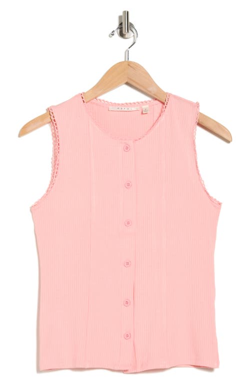 Cyrus Lace Trim Button-up Vest