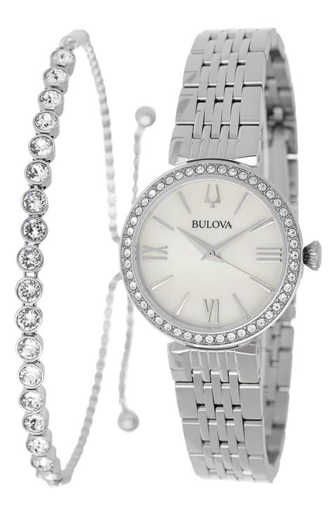 Women's Watch And Bracelet Boxed Set, 30mm