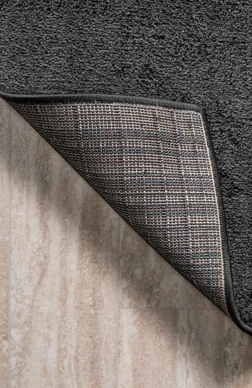 Jonathan Y Haze Solid Low-pile Area Rug In Black