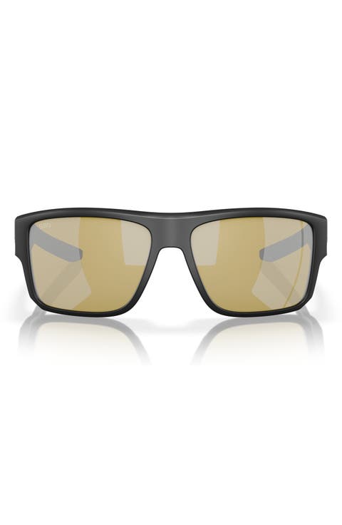 Taxman 59mm Polarized Square Sunglasses
