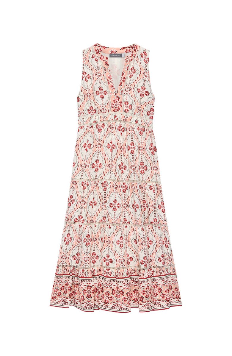 MINT VELVET Geo Print Maxi Dress, Alternate, color, Light Pink