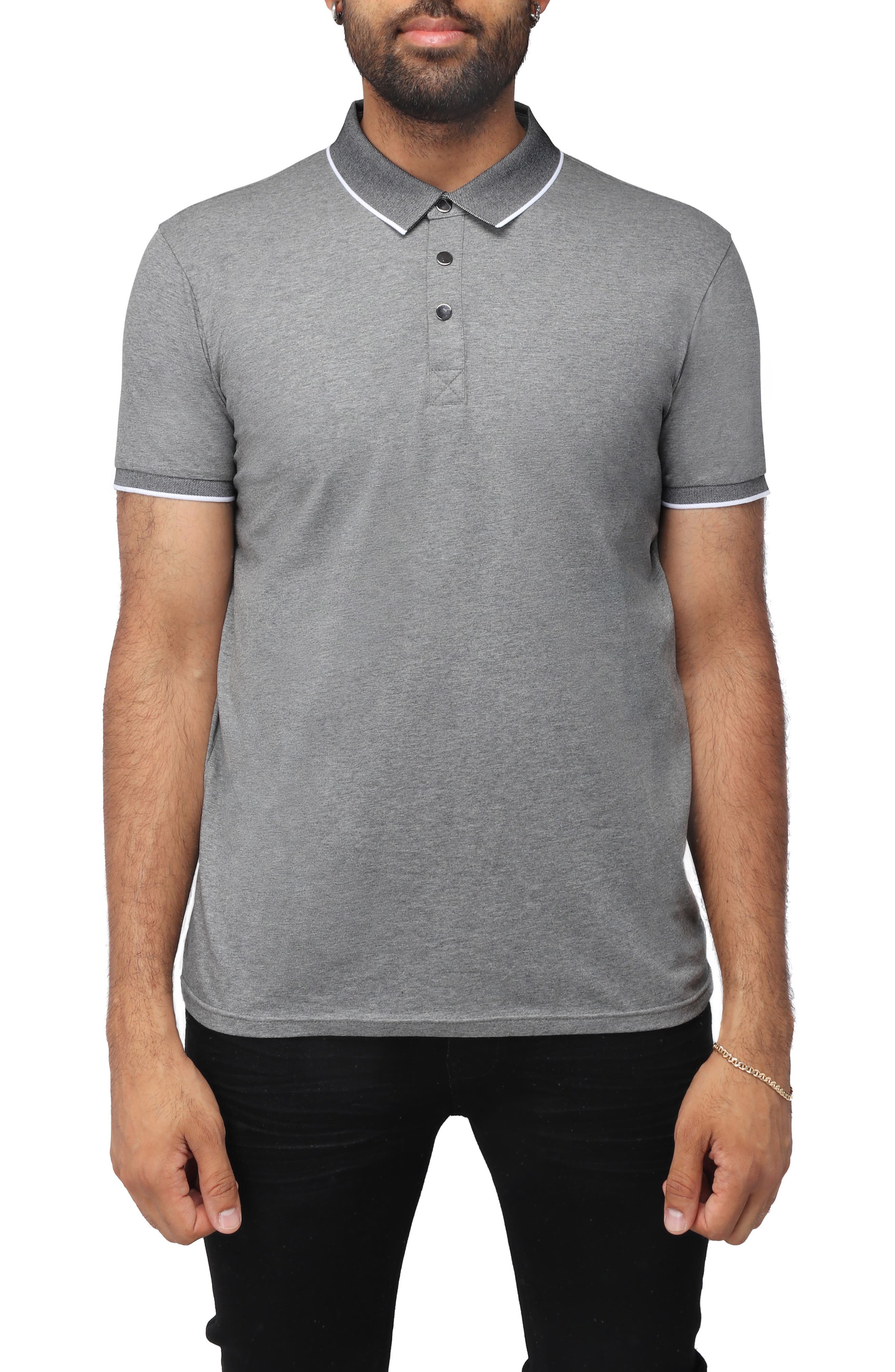 XRAY Pipe Trim Knit Polo