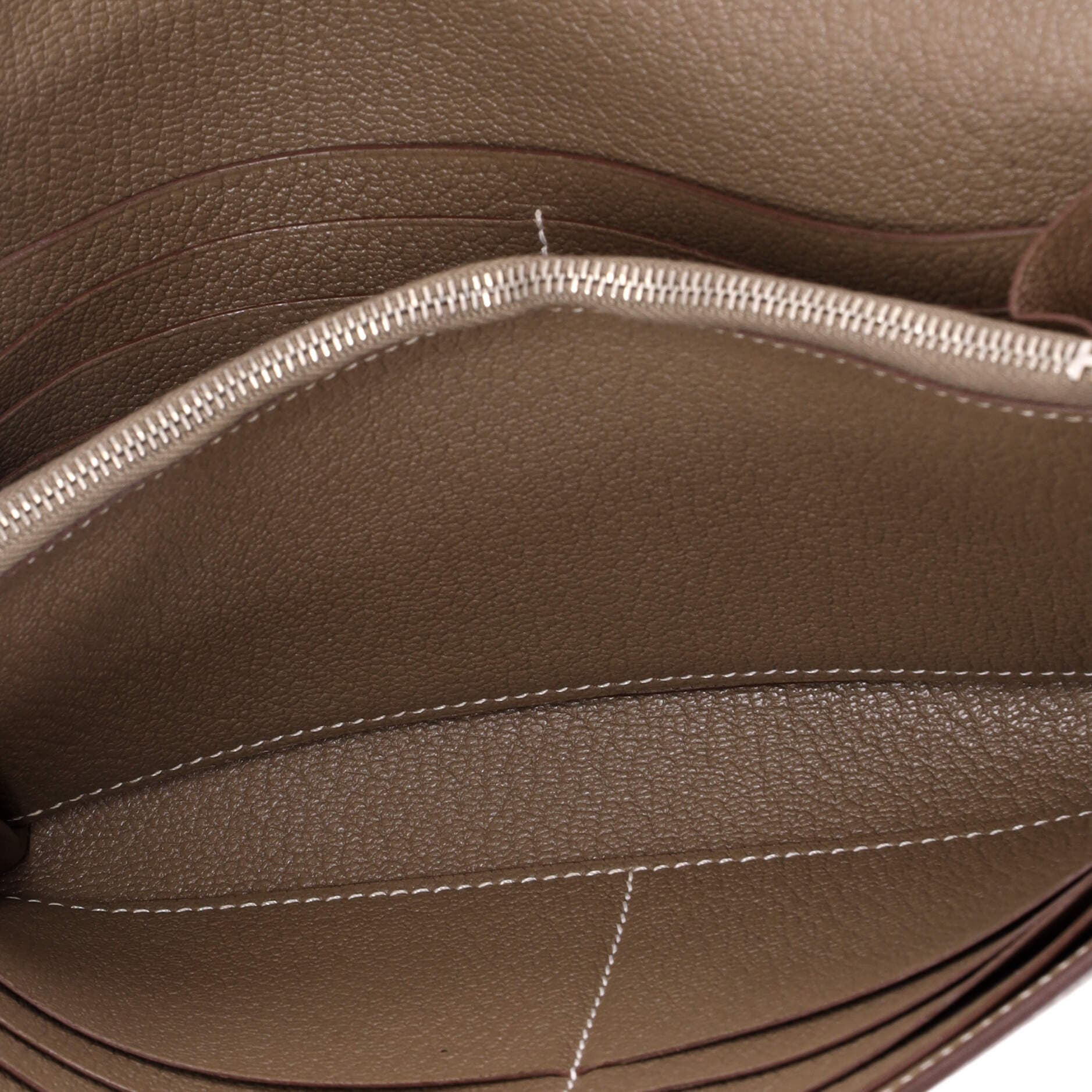 Kelly Wallet Chevre Mysore Long, Alternate, color, Etoupe