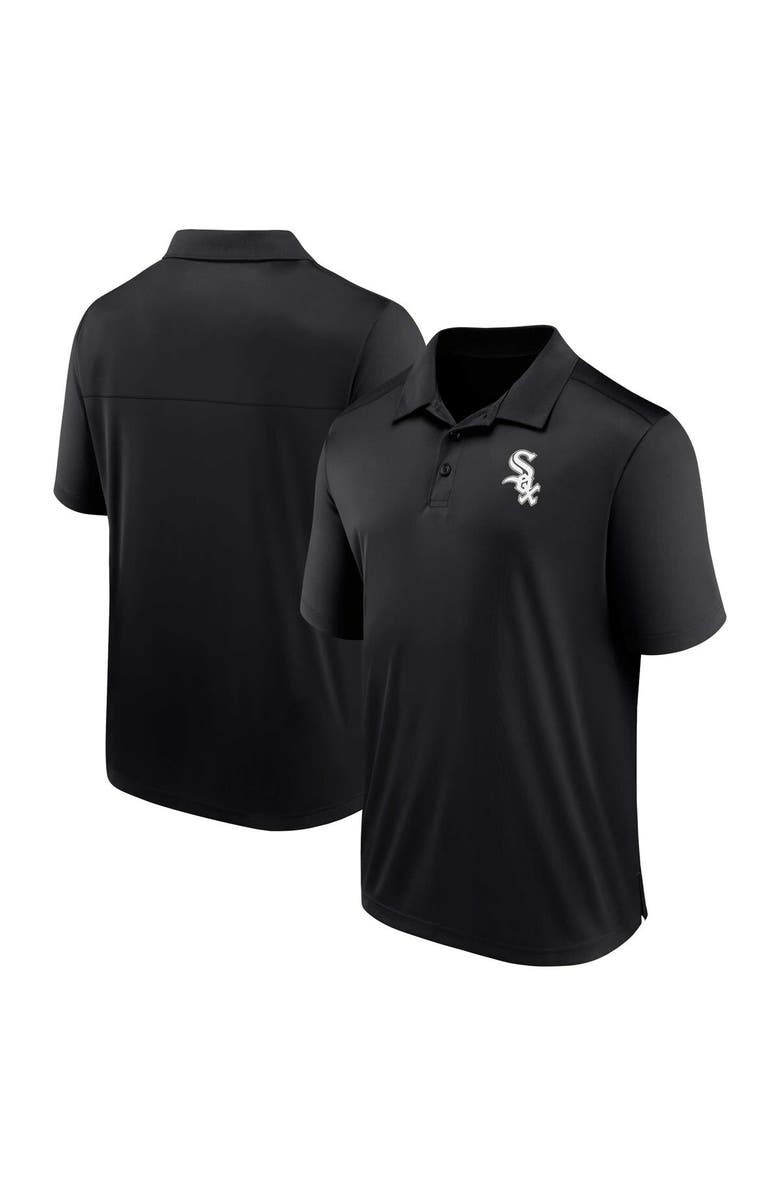 FANATICS Men's Fanatics Branded Black Chicago White Sox Logo Polo, Alternate, color, Black