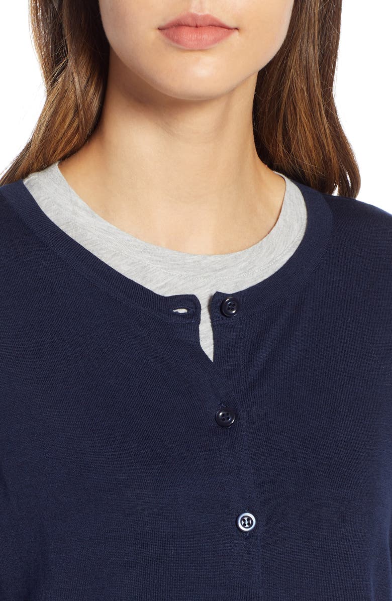 1901 Cotton Blend Cardigan, Alternate, color, 