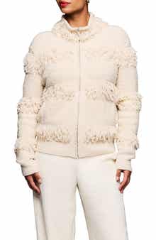 Fringe Knit Jacket