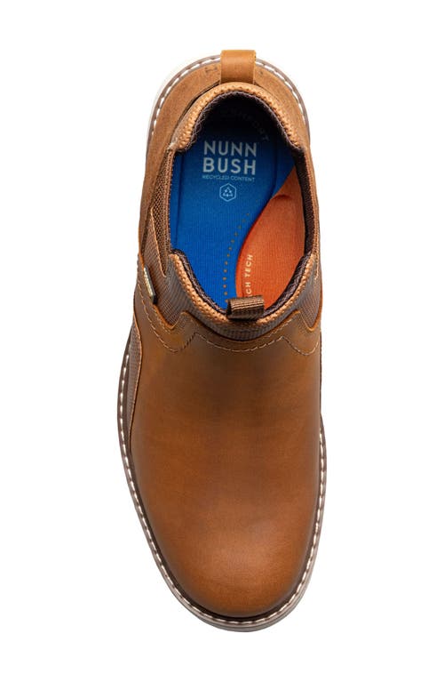 Nunn Bush Karnak Plain Toe Chelsea Boot In Brown
