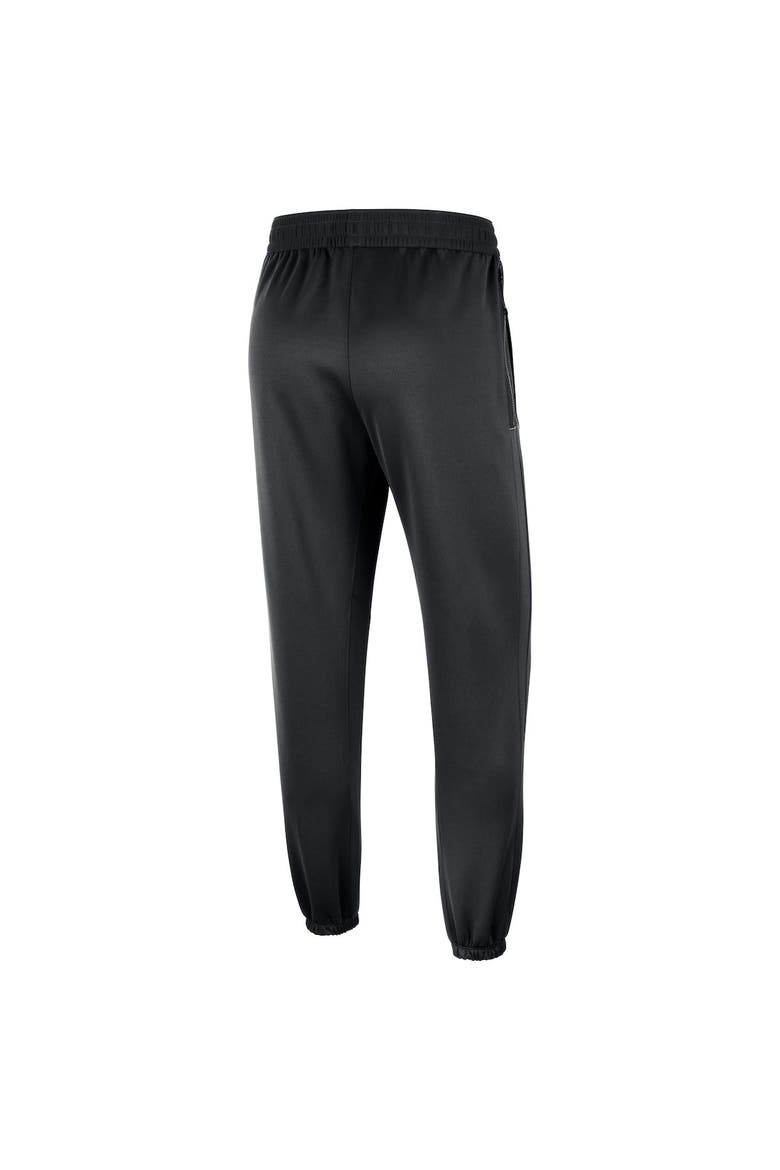 Men's Jordan Brand Black Charlotte Hornets 2022/23 City Edition Showtime ThermaFlex Sweatpants, Alternate, color, Black