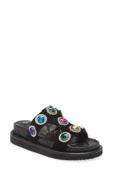 KG Kurt Geiger Orson Crystal Slide Sandal