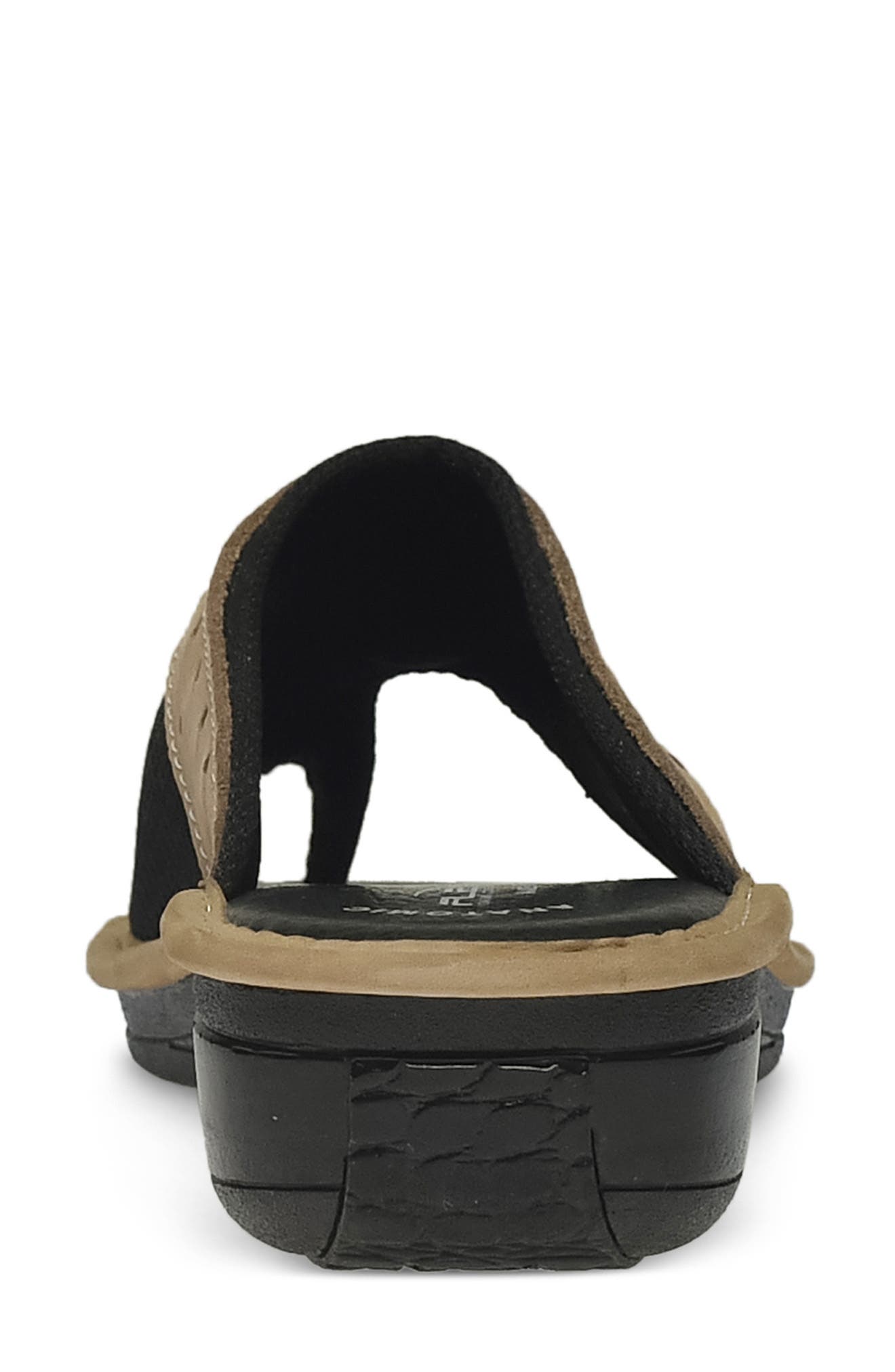 Flexus by Spring Step Pascalle Slide Sandal, Alternate, color, Black Fabric