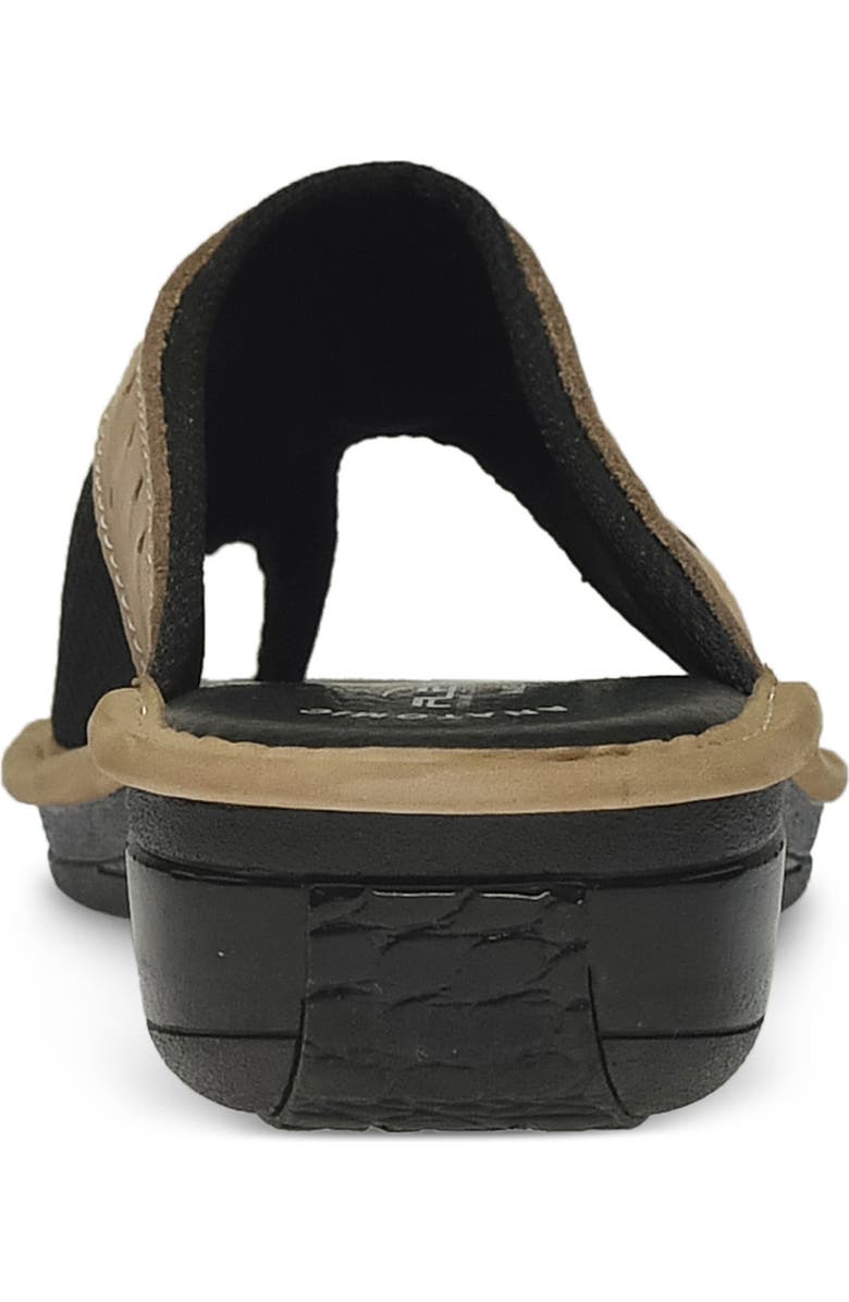 Flexus by Spring Step Pascalle Slide Sandal, Alternate, color, Black Fabric