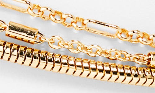 Vince Camuto Trio Anklet In Gold