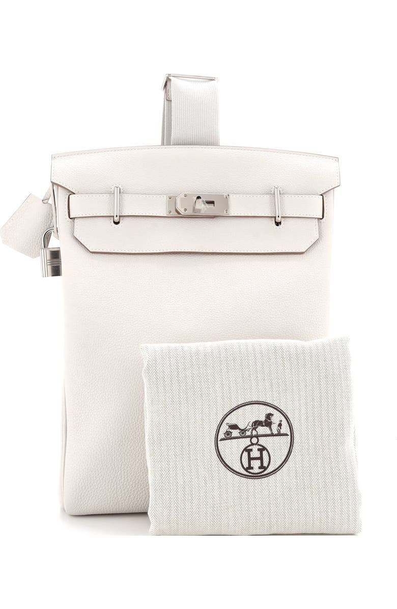 Pre-Owned Hermes Hac a Dos Backpack Togo GM, Alternate, color, Gris Pale