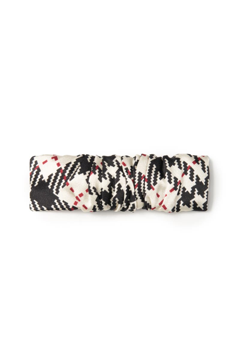 OLAH Cordellia Silk Hair Barrette Clip, Main, color, Beige