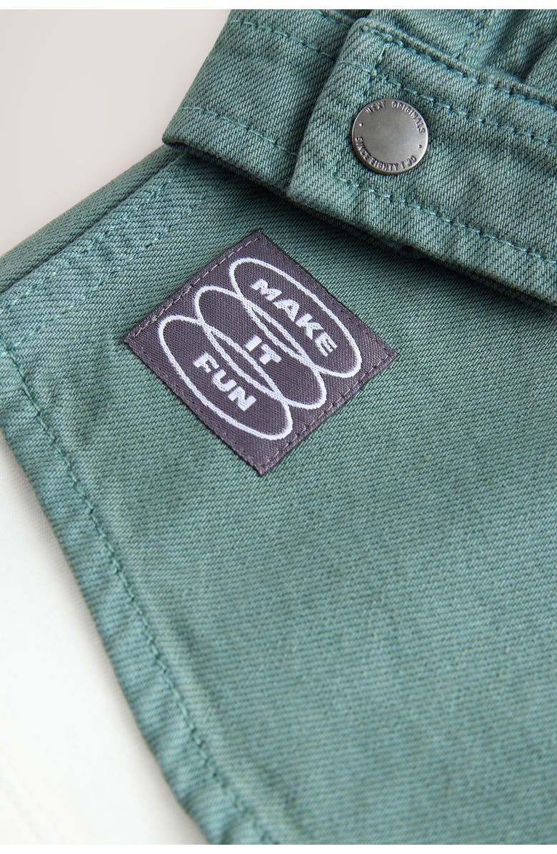 NEXT Kids' Hooded Cotton Shacket & Graphic T-Shirt Set, Alternate, color, White