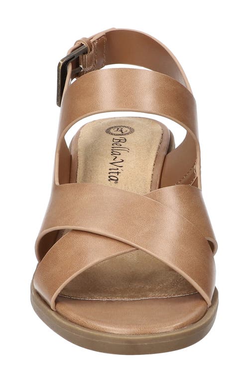 Bella Vita Cameron Slingback Sandal In Beige