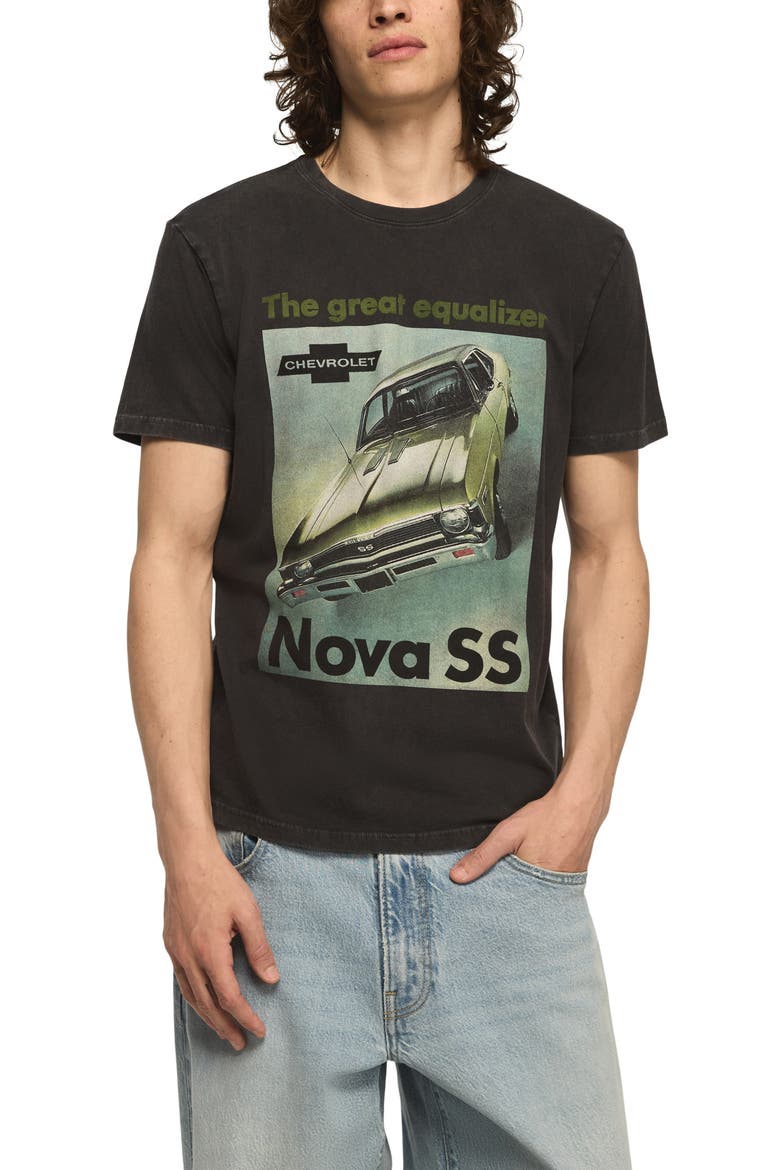 Chevrolet Nova Graphic T-Shirt, Main, color, JET BLACK