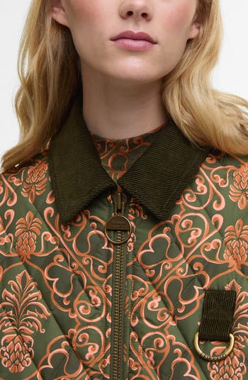 x FARM Rio Luisa Quilted Jacket
