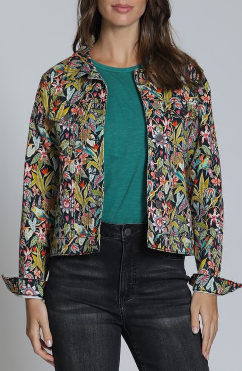 Printed Denim Jacket