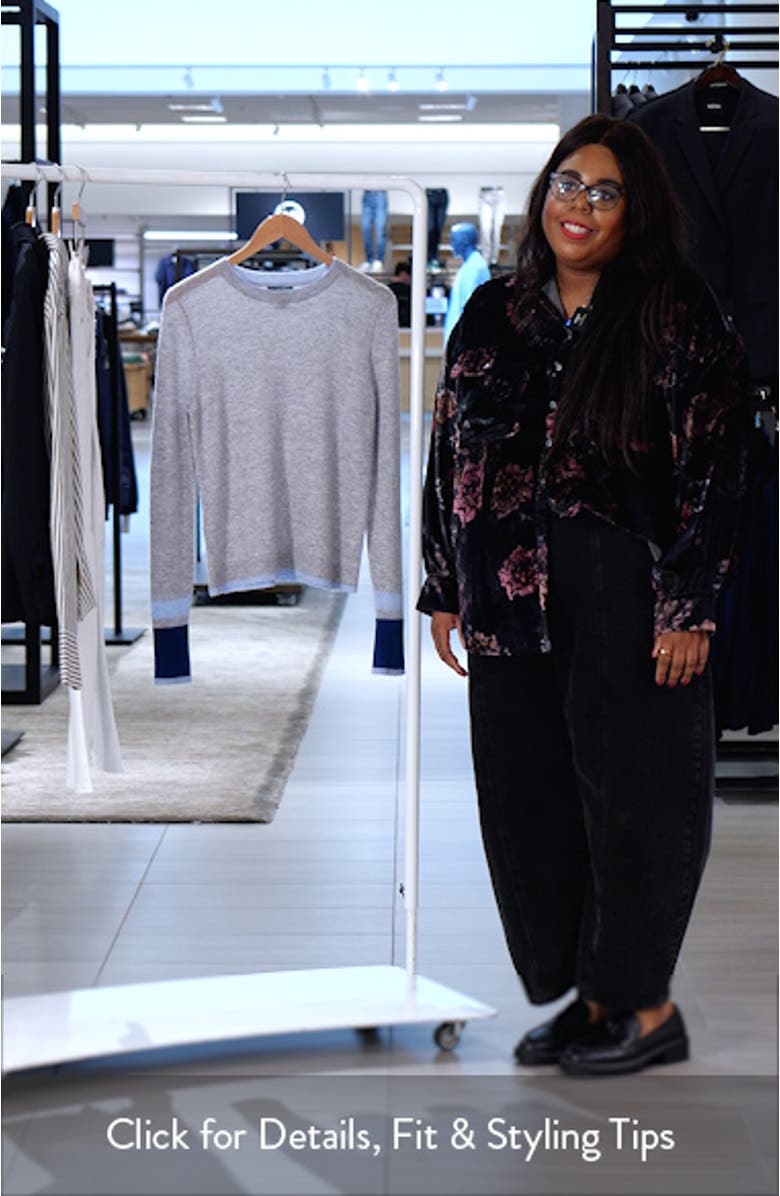 Play Colorblock Wool & Cashmere Crewneck Sweater, sales video thumbnail