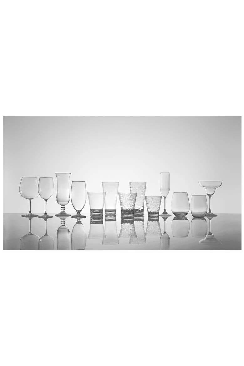 Set of 6 Outdoor Wine Glasses, Alternate, color, CLEAR