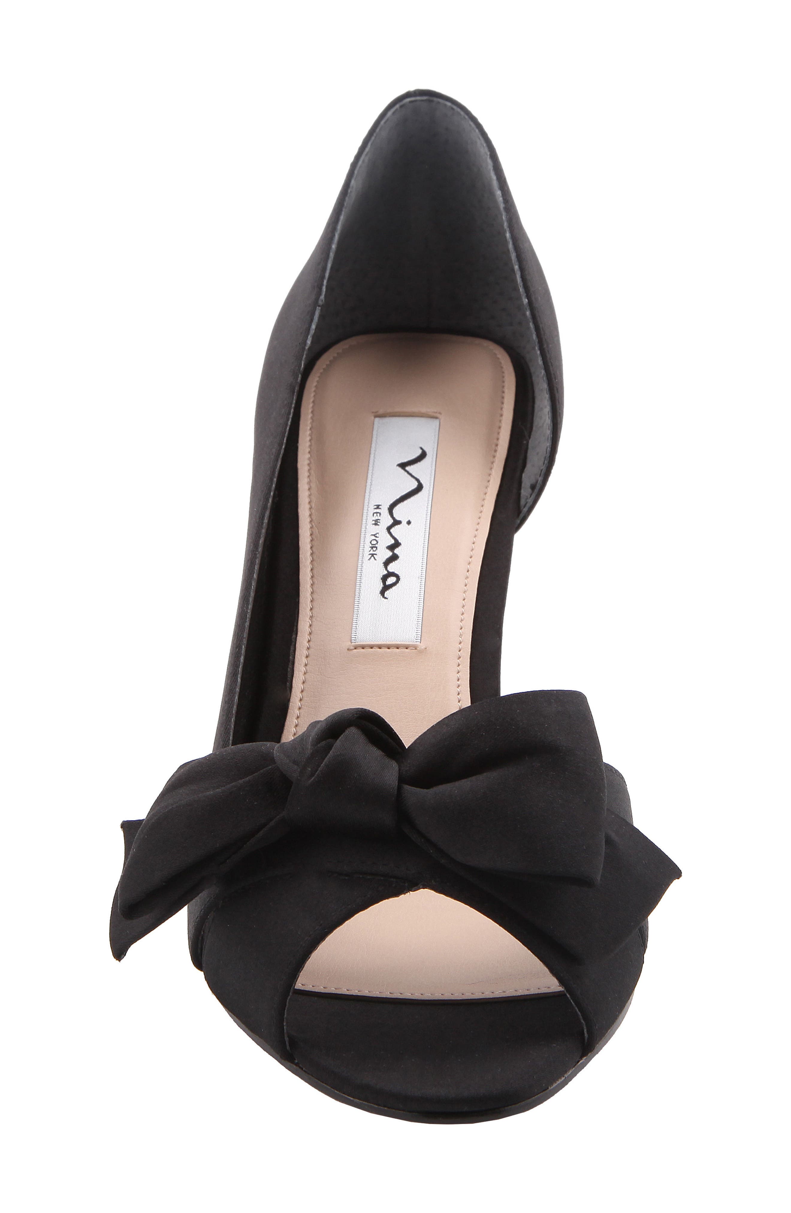 Nina Forbes II Peep Toe Pump, Alternate, color, 