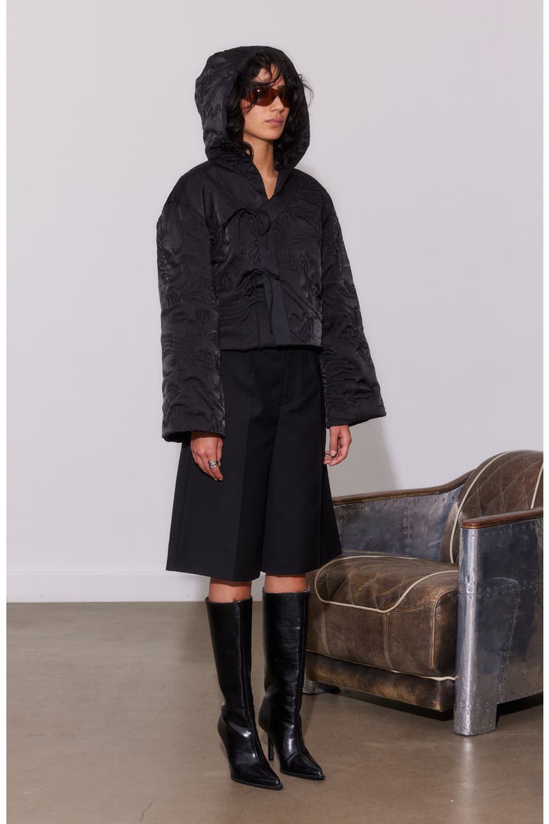 Embroidered Jacket, Alternate, color, Black