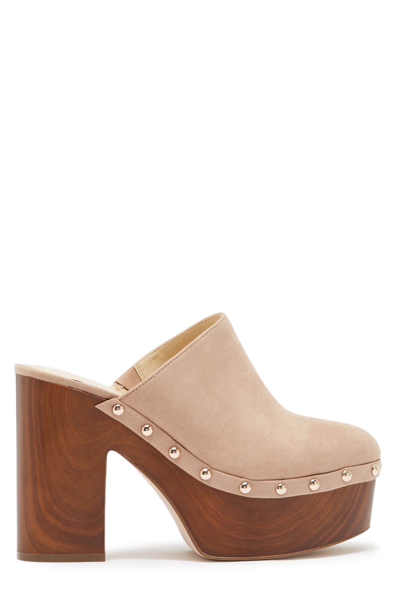 Dalila Platform Clog, Alternate, color, CHAYA BEIGE SUPREME MICROSUEDE
