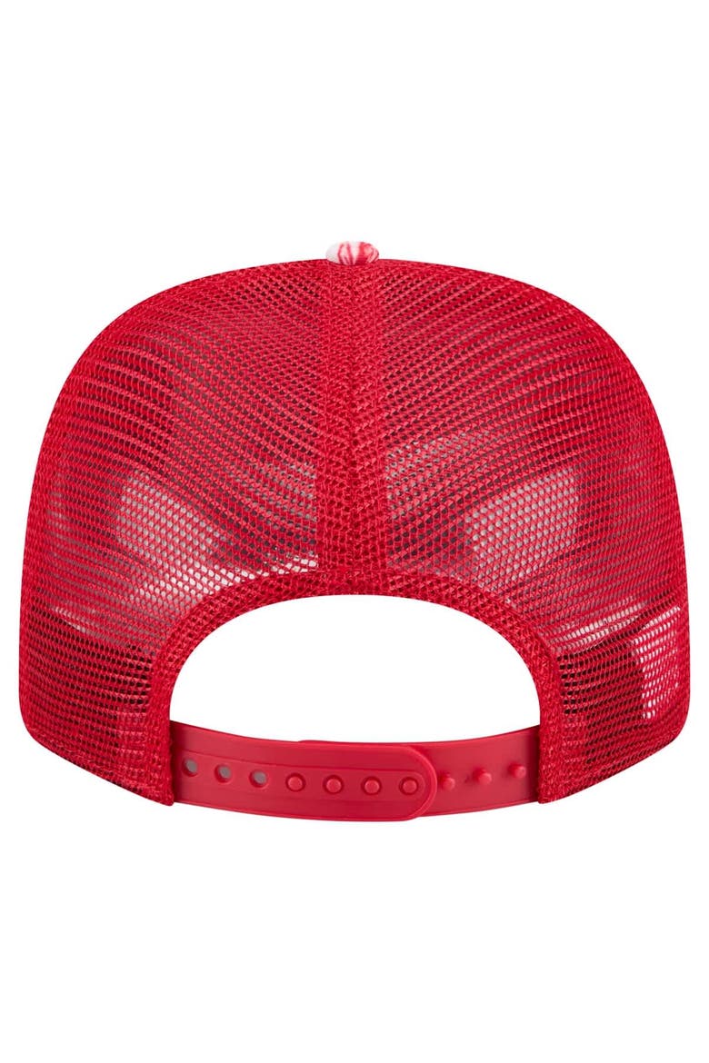Men's New Era Scarlet San Francisco 49ers Hula 9SEVENTY Adjustable Trucker Hat, Alternate, color, Scarlet