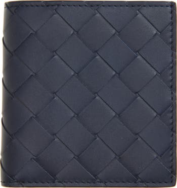 Intrecciato Leather Slim Bifold Wallet