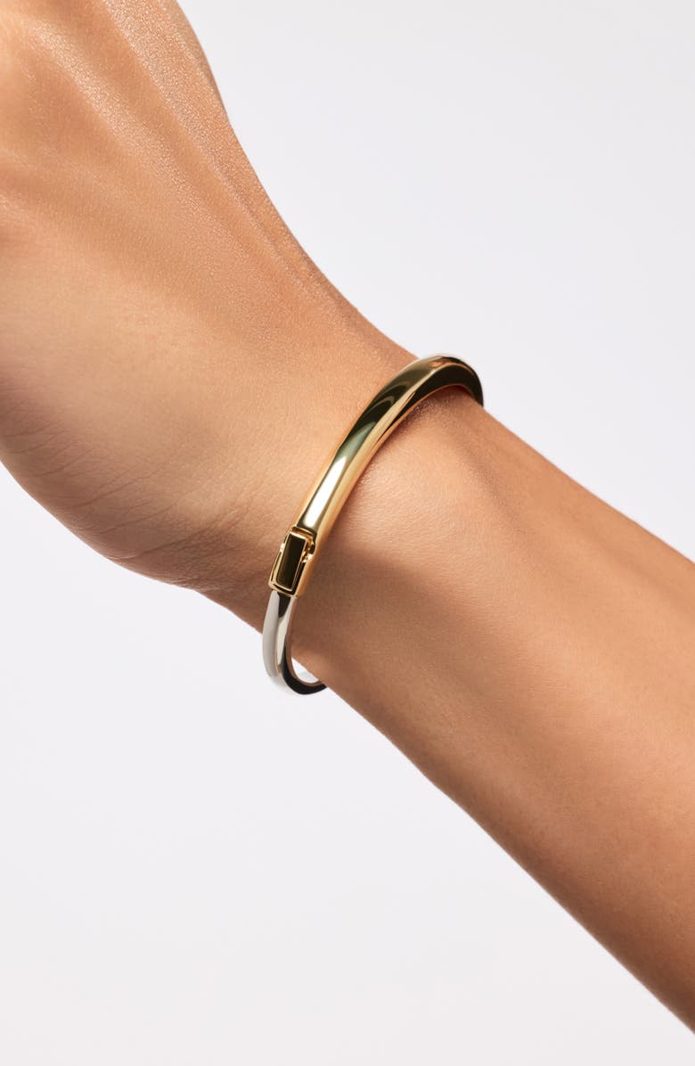 Ana Luisa Brynley Mixed Metal Bangle Bracelet, Alternate, color, Gold / Silver