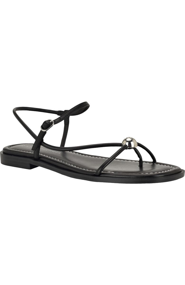 Tommy Hilfiger Taras Sandal, Main, color, Black