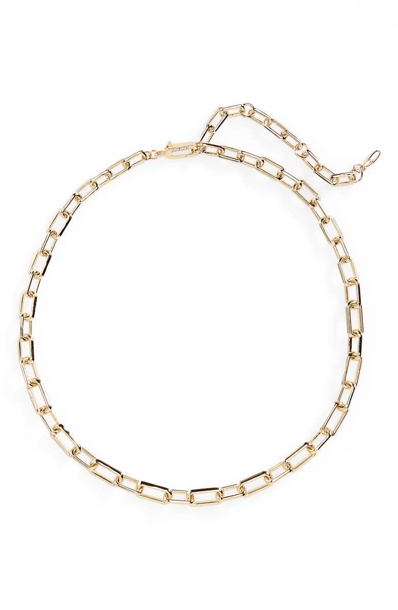 Nadri Golden Hour Chain Necklace, Main, color,