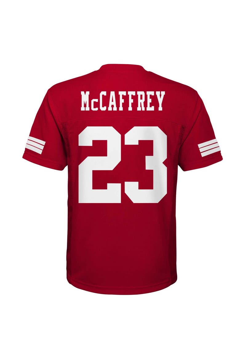 Youth Christian McCaffrey Scarlet San Francisco 49ers Replica Player Jersey, Alternate, color, Scarlet