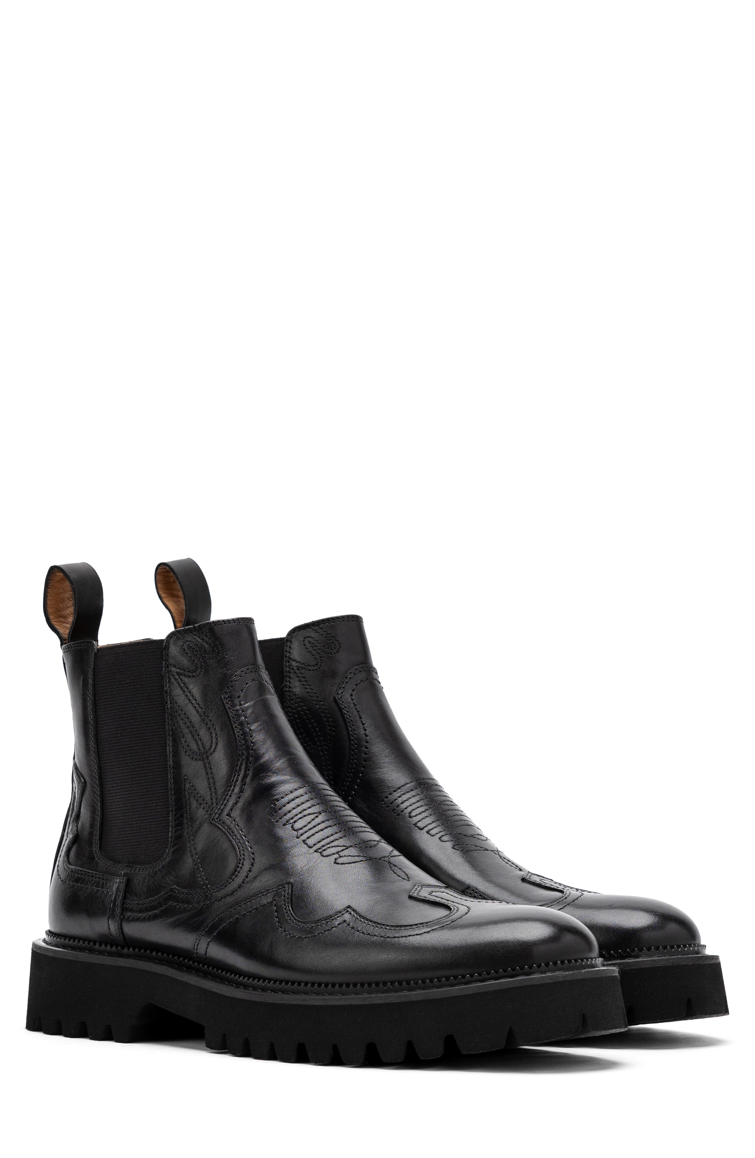 MARC NOLAN Dax Chelsea Boot, Alternate, color, Midnight Black