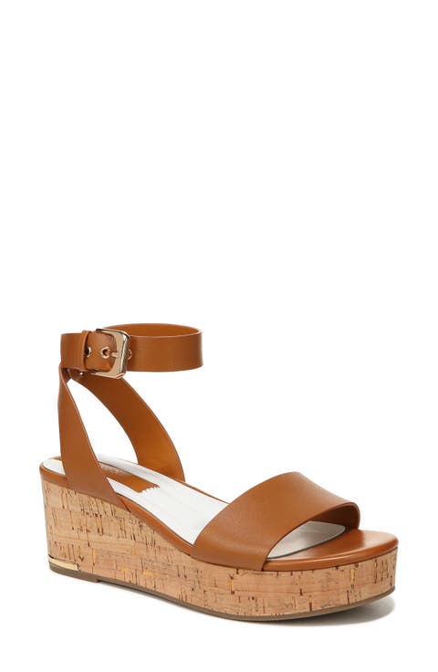 Presley Ankle Strap Platform Wedge Sandal (Women)