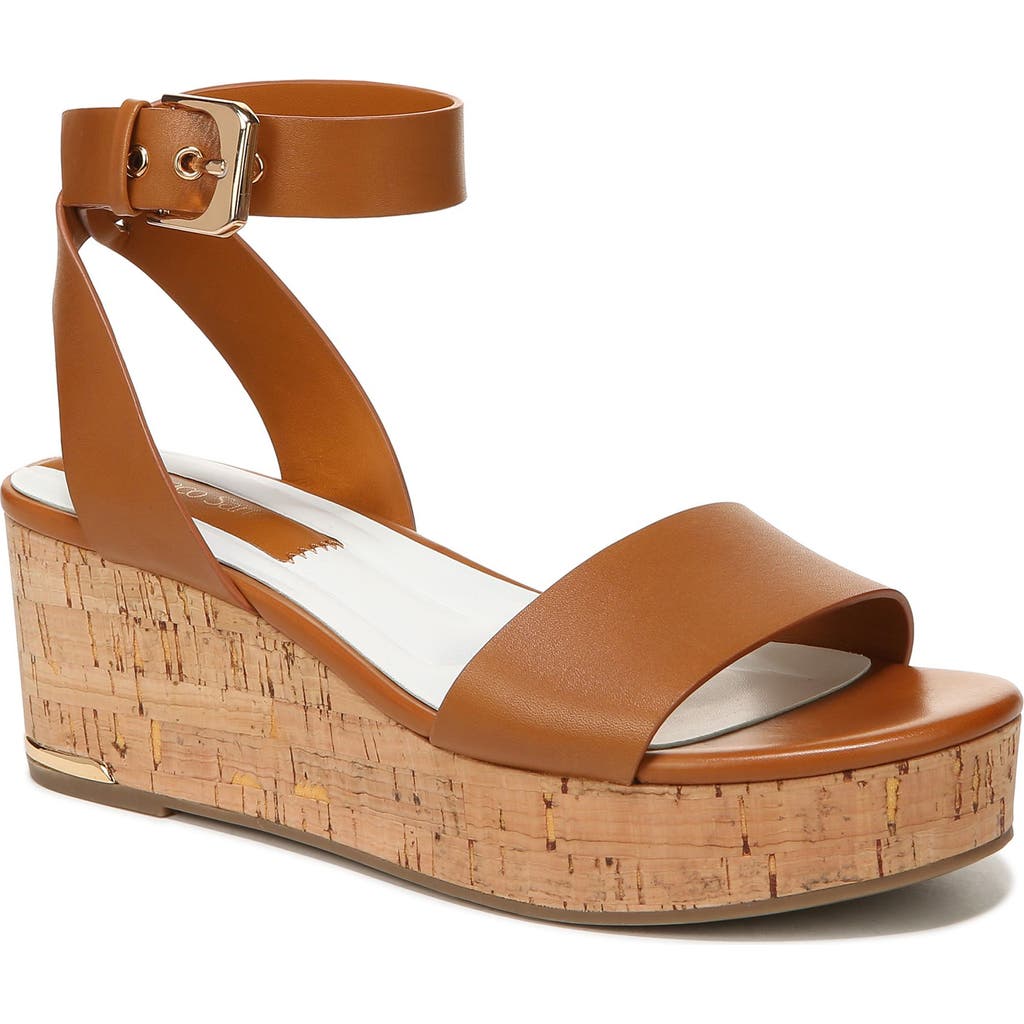 Franco Sarto Presley Espadrille Wedge Sandals Women's Shoes In Brown