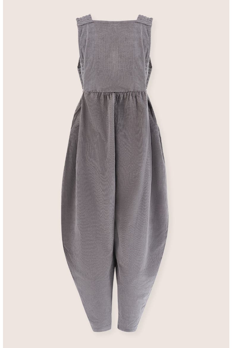 Smocking Strap Jumpsuit, Alternate, color, Grey