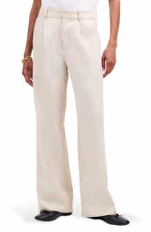 Madewell Slouchy Straight Leg Twill Pants