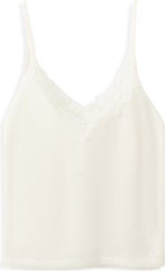 MANGO Lace Trim Camisole