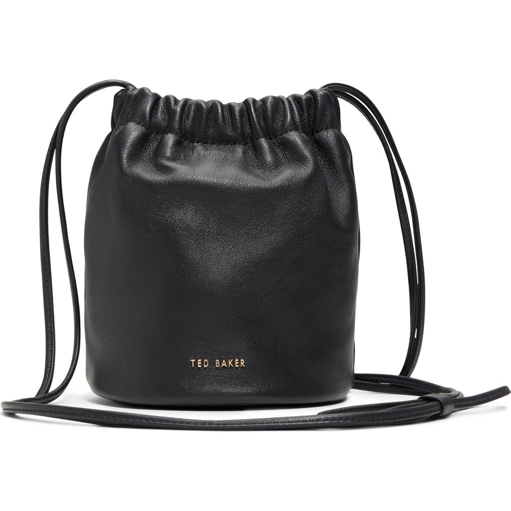 Ted Baker Camila Bucket Bag In Black/black