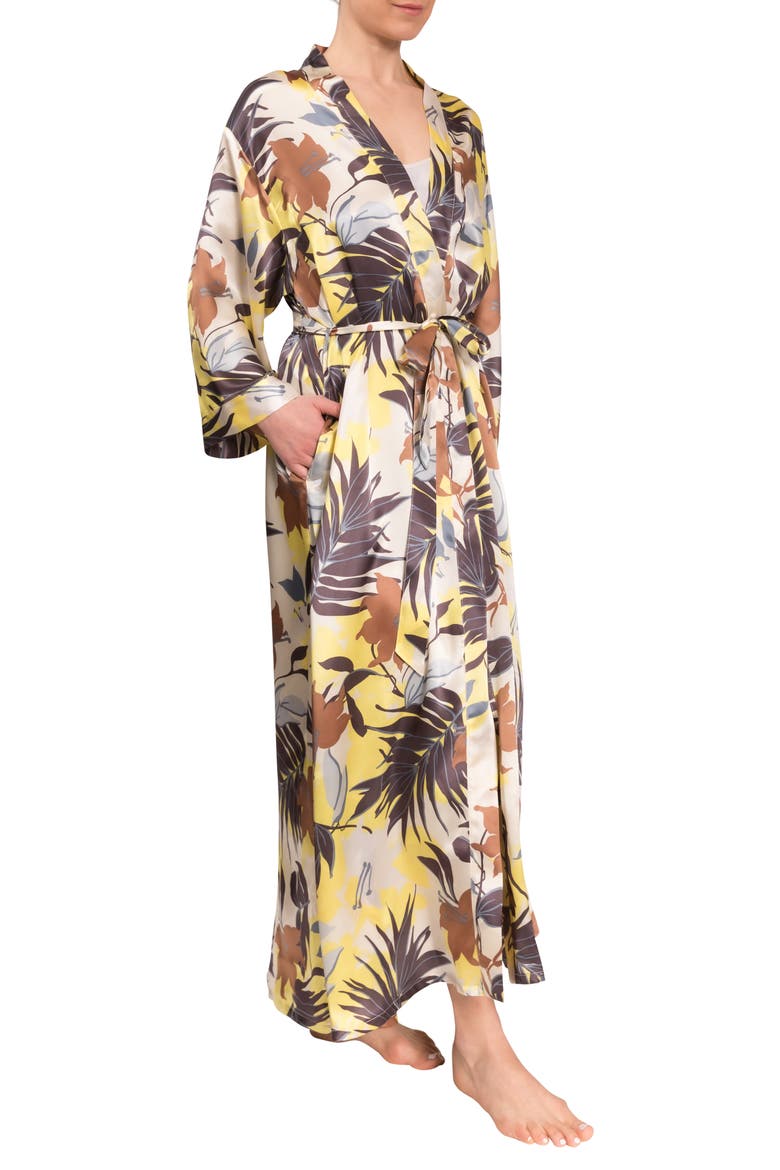 Colette Satin Wrap, Alternate, color, TROPICAL FOLIAGE