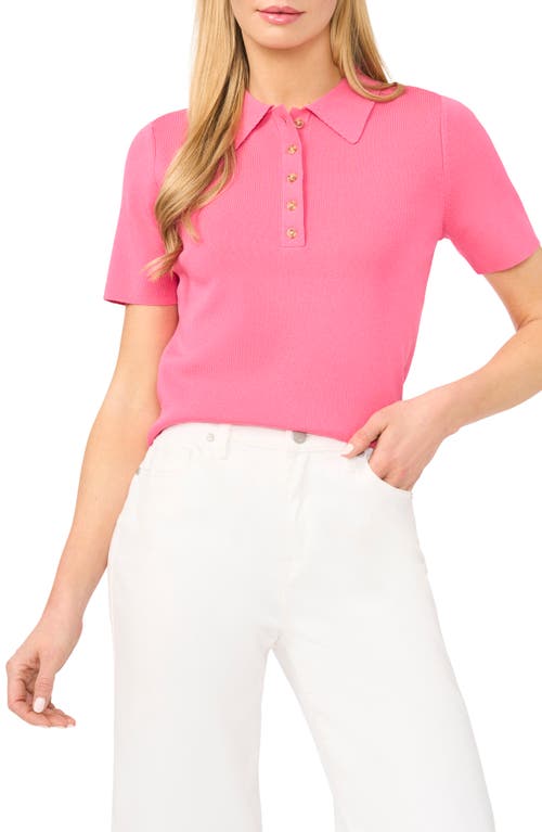Ted Baker Ronni Polo Sweater in Penelope Pink at Nordstrom, Size Small