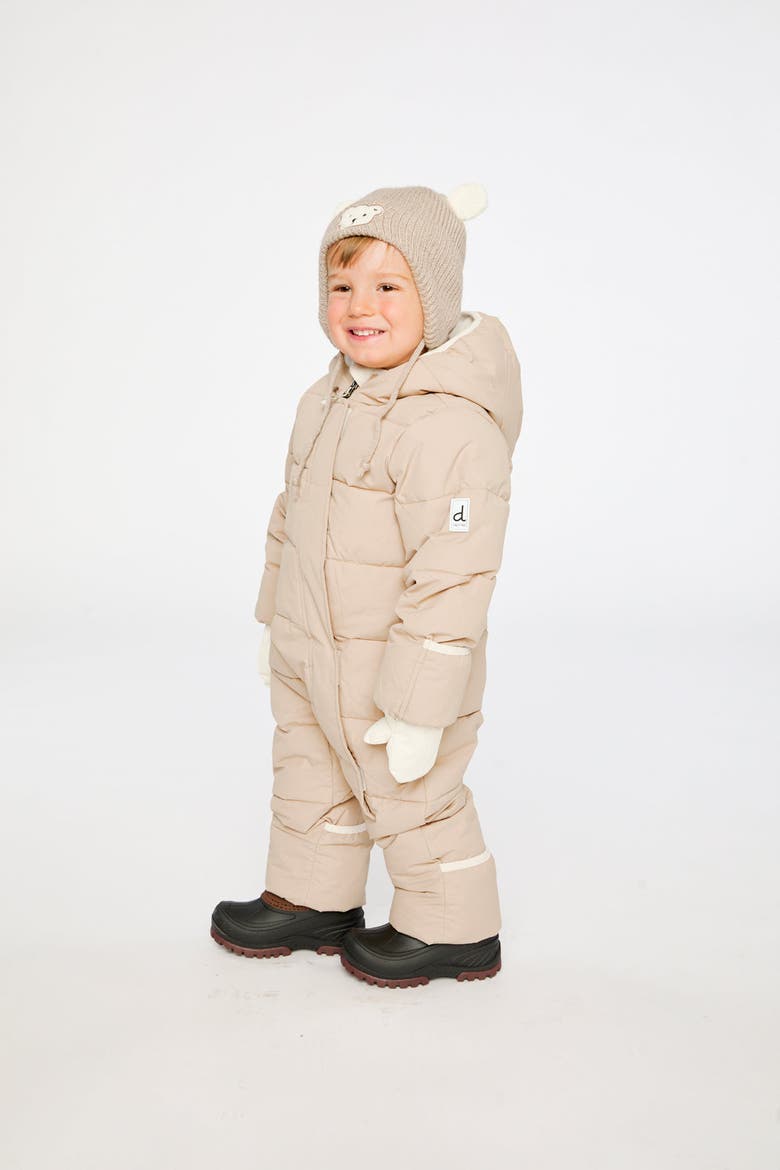 Cloud PrimaLoft Car Seat One Piece Snowsuit, Alternate, color, Beige