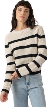 Saint + Sofia Remy Crop Sweater