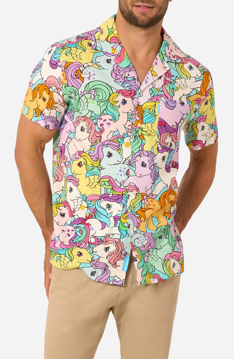 OppoSuits x My Little Pony<sup>™</sup> Camp Shirt, Main, color, Pink Multi